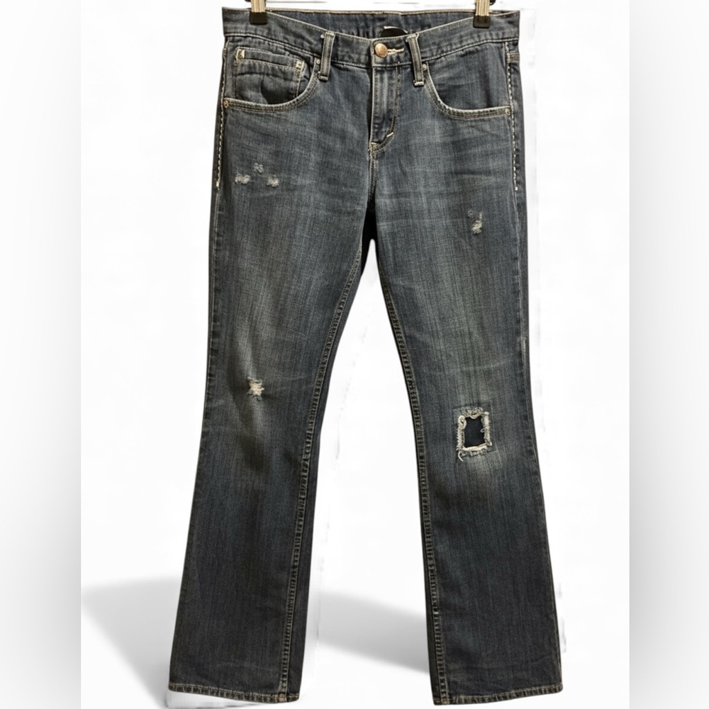 Armani Exchange Women’s Boot Cut Distressed Jeans Size 8